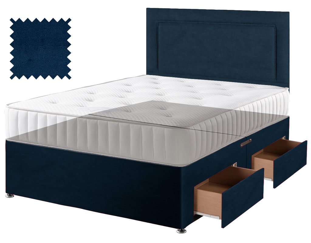 Premium Malia Blue Contract Divan
