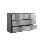 Soho 2 Door Wardrobe & 6 Drawer Chest High Gloss 3 Piece Bedroom Set