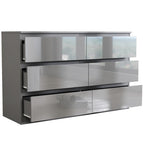 Soho 2 Door Wardrobe, 6 Drawer Chest & Bedside Tables 4 Piece Bedroom Set
