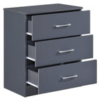Highbury 2 Door Double Wardrobe & 3 Drawer Chest 2 Piece Bedroom Set
