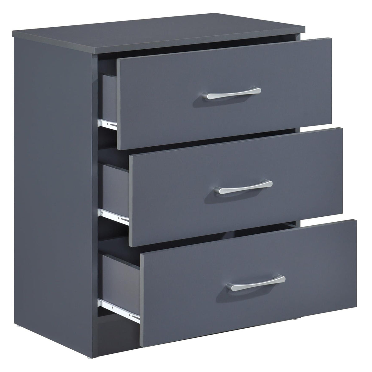 Highbury 2 Door Double Wardrobe & 3 Drawer Chest 2 Piece Bedroom Set