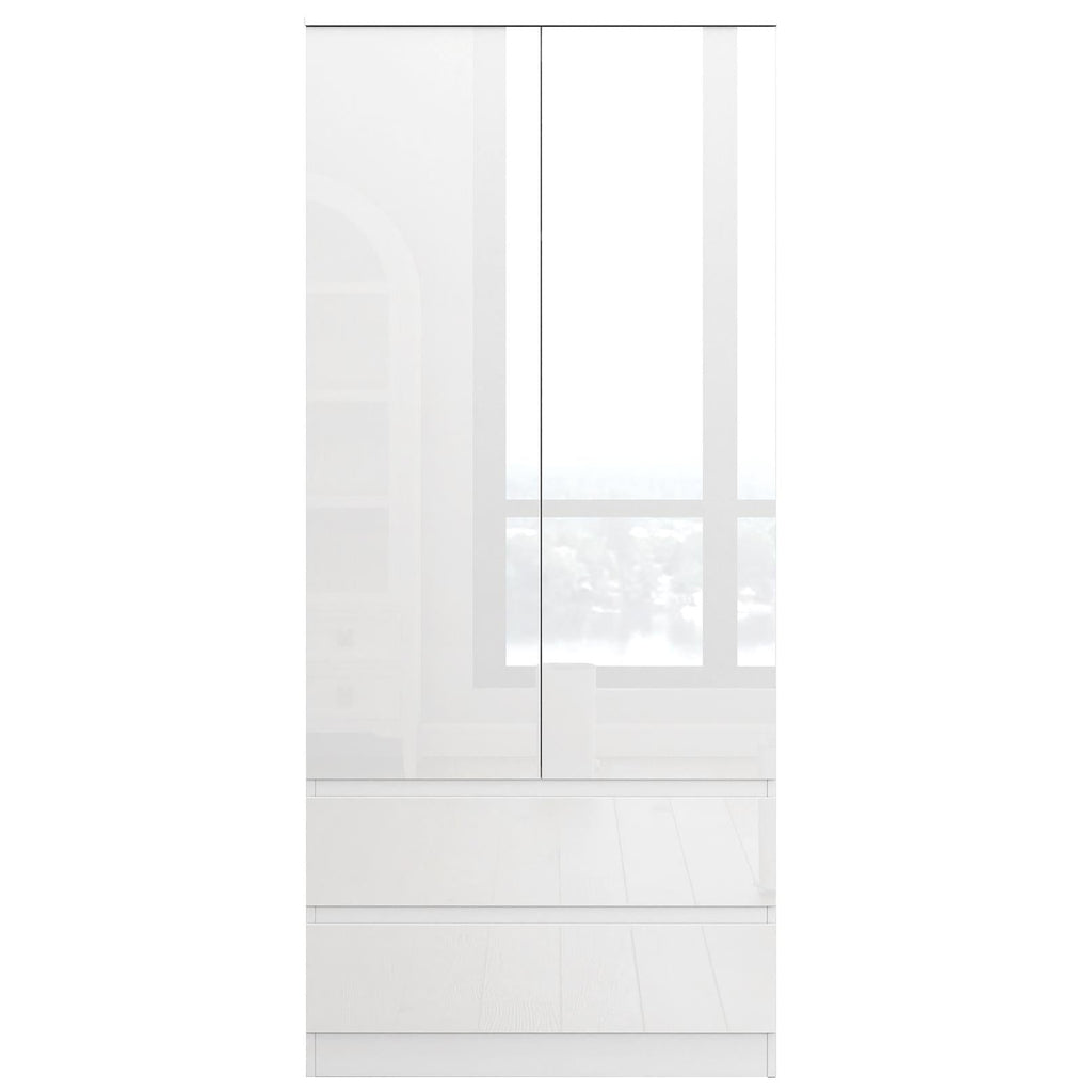 Soho 2 Door Wardrobe, 6 Drawer Chest & Bedside Tables 4 Piece Bedroom Set
