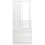 Soho 2 Door Wardrobe, 6 Drawer Chest & Bedside Tables 4 Piece Bedroom Set