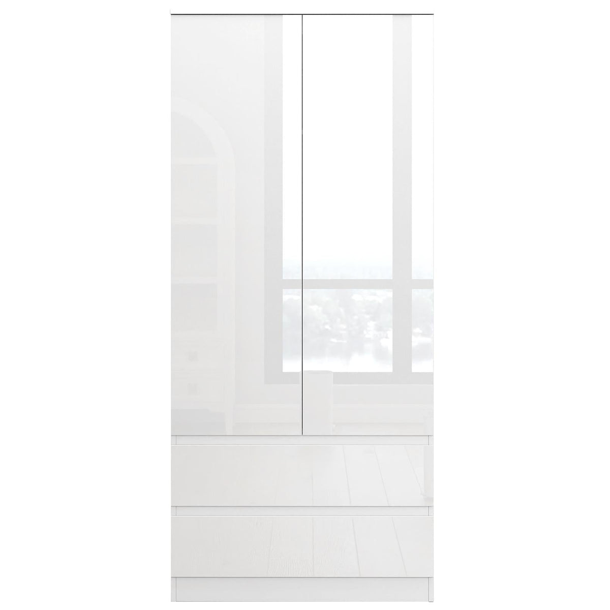 Soho 2 Door Wardrobe, 6 Drawer Chest & Bedside Tables 4 Piece Bedroom Set