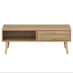 Manila Rattan Effect Coffee Table with Storage Drawer