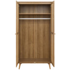 Manila Rattan 2 Door Double Wardrobe