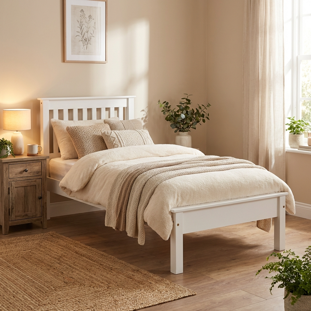 Monaco Low Foot End Wooden Bed Frame