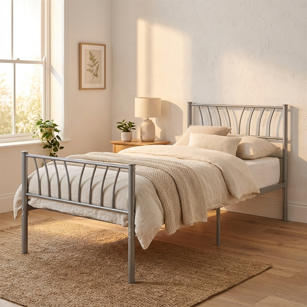 Harlow High Foot End Metal Bed Frame