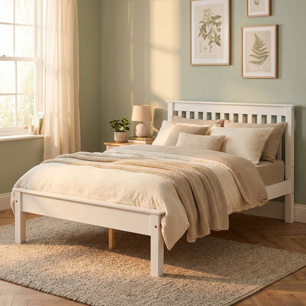 Monaco Low Foot End Wooden Bed Frame