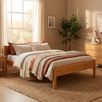 Amber Wooden Bed Frame