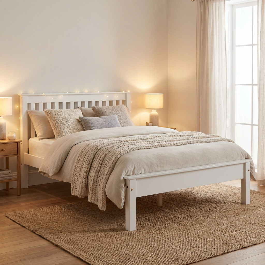 Monaco Low Foot End Wooden Bed Frame