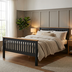 Monaco High Foot End Wooden Bed Frame
