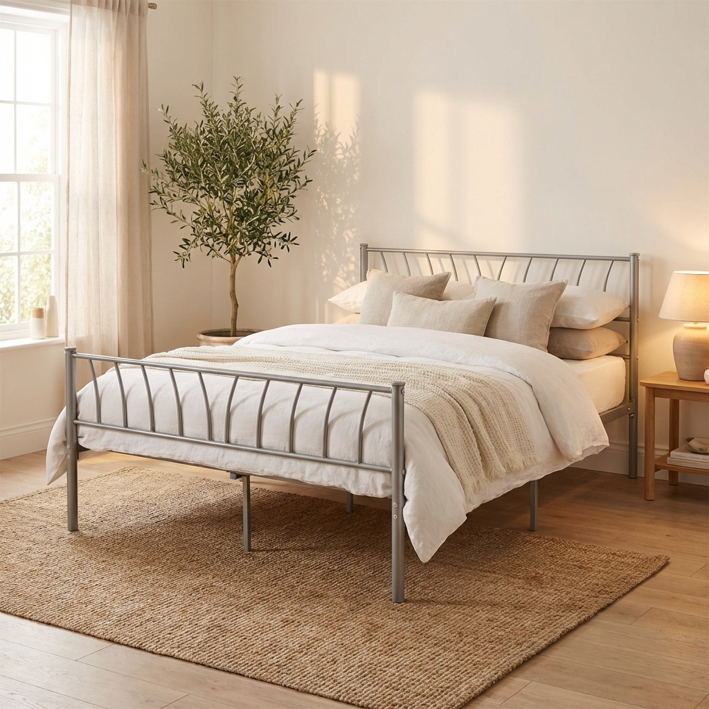 Harlow High Foot End Metal Bed Frame