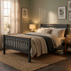Monaco High Foot End Wooden Bed Frame