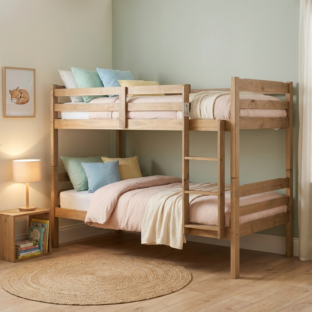 Panama 3ft Single Kids Wooden Bunk Bed