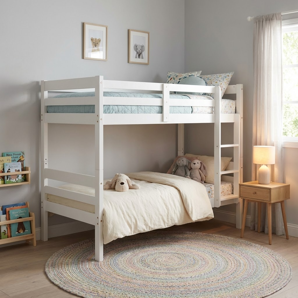 Panama 3ft Single Kids Wooden Bunk Bed