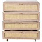 Willow Rattan 2 Door Wardrobe 3 Piece Bedroom Set