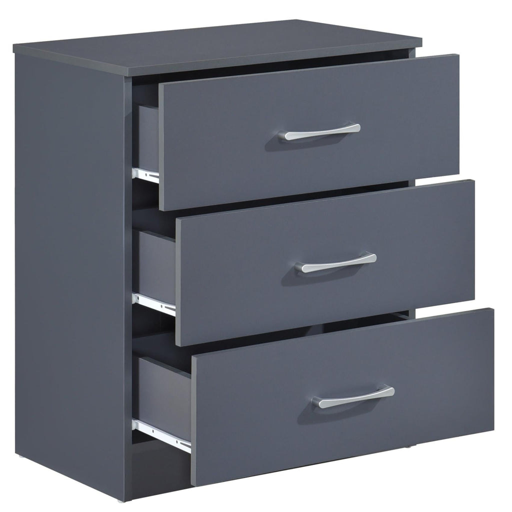 Highbury 3 Piece Bedroom Set With 3 Door Triple Wardrobe