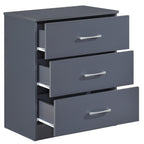 Highbury 3 Piece Bedroom Set With 3 Door Triple Wardrobe