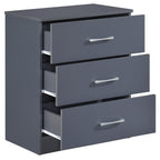 Highbury 3 Drawer Chest of Drawers & 1 Drawer Bedside 2 Piece Bedroom Set