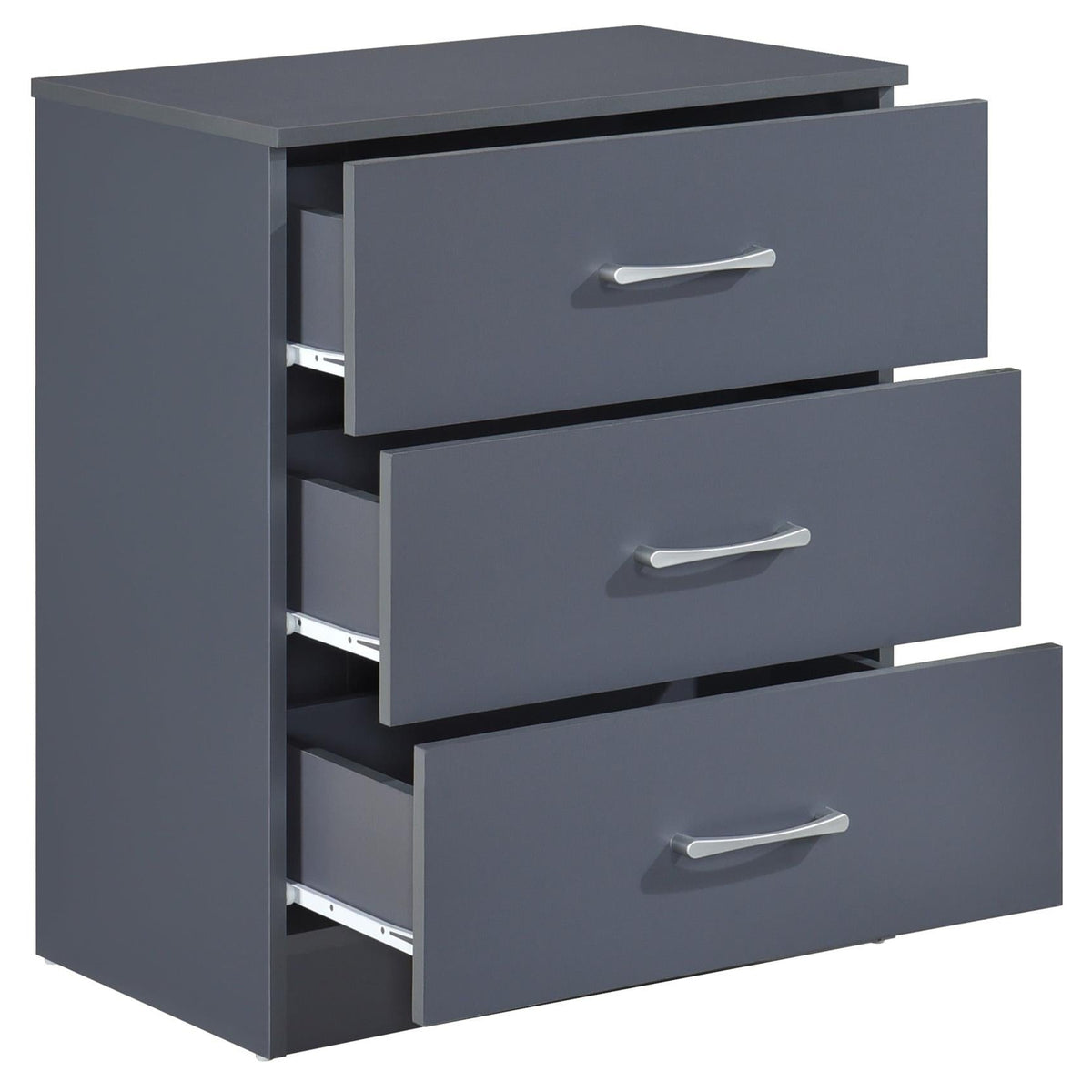 Highbury 3 Drawer Chest of Drawers & 1 Drawer Bedside 2 Piece Bedroom Set