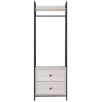 Alva Open Wardrobe with 2 Drawers 3 Piece Bedroom Set
