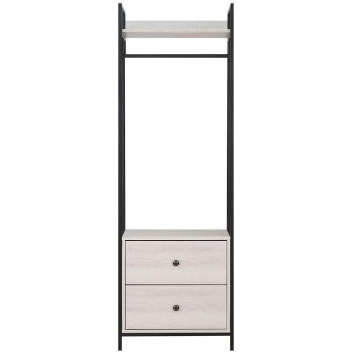 Alva Open Wardrobe with 2 Drawers 3 Piece Bedroom Set