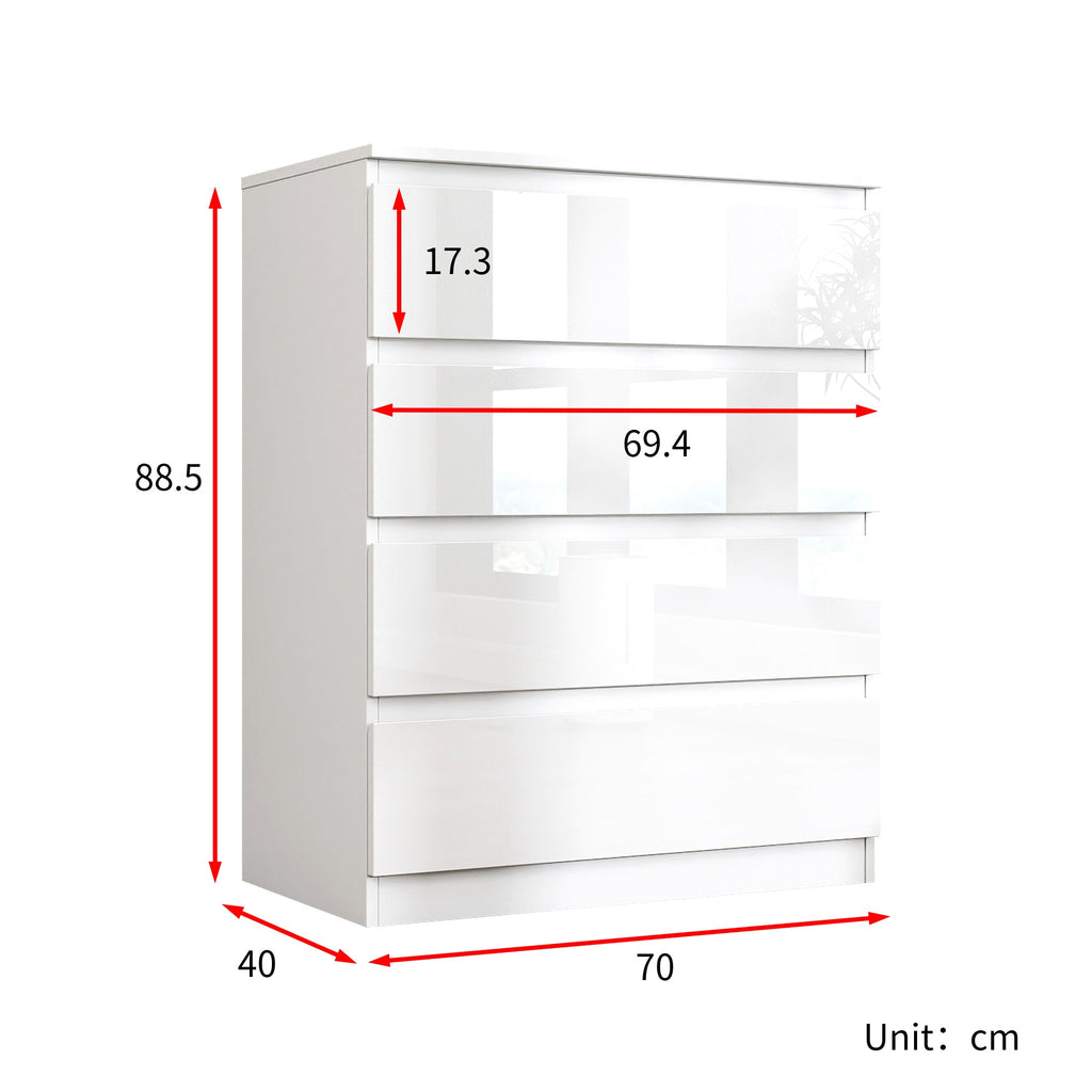 Soho 4 Drawer Chest of Drawers