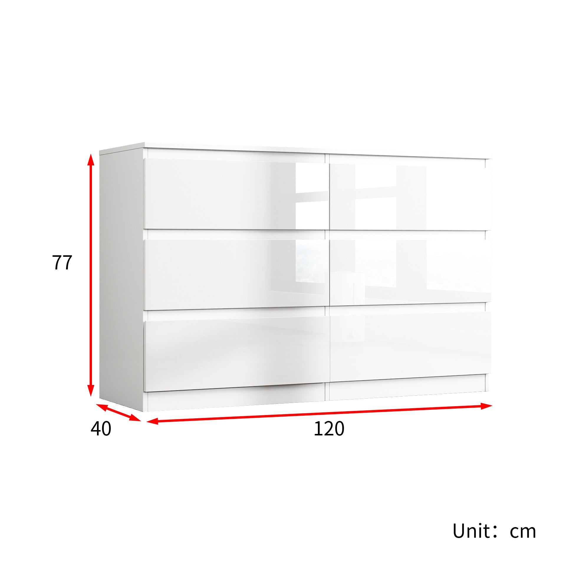 Soho 6 Drawer Chest of Drawers