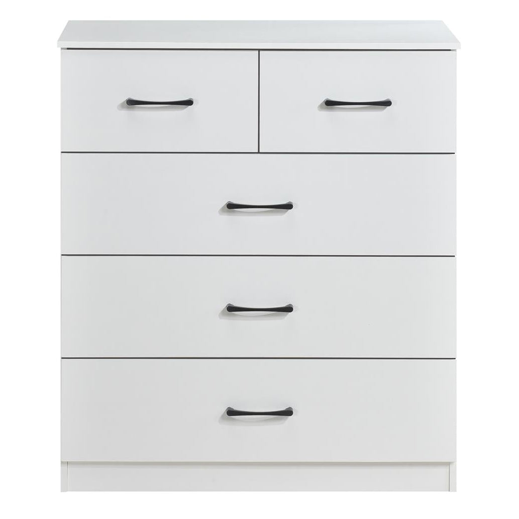 Paddington 3 Door Wardrobe & 3+2 Drawer Chest 4 Piece Bedroom Set