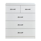 Paddington 3 Door Wardrobe & 3+2 Drawer Chest 3 Piece Bedroom Set