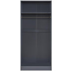 Highbury 2 Door Double Wardrobe & 3 Drawer Chest 2 Piece Bedroom Set