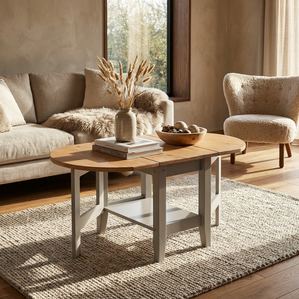 Santos Drop Leaf Extending Coffee Table