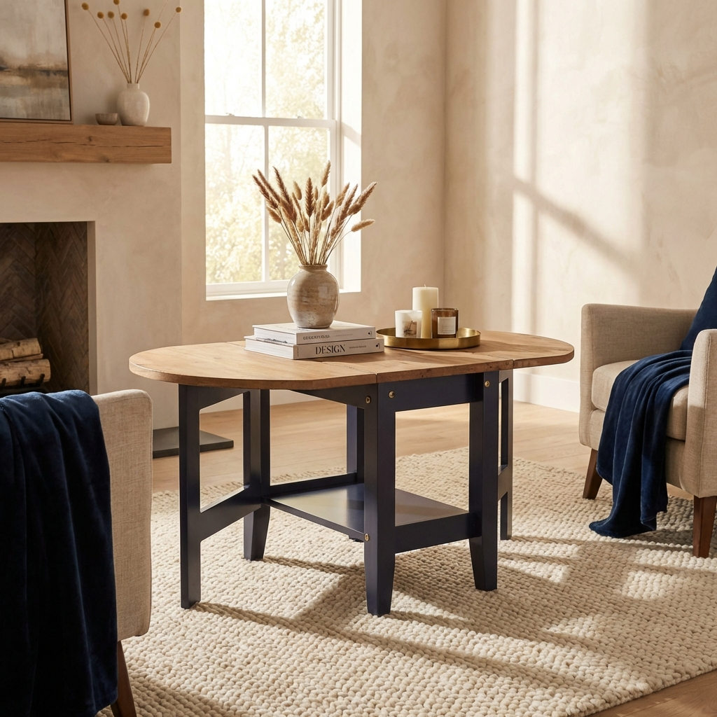 Santos Drop Leaf Extending Coffee Table