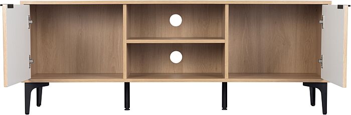 Miami Ridged 2 Door TV Unit with Shelves