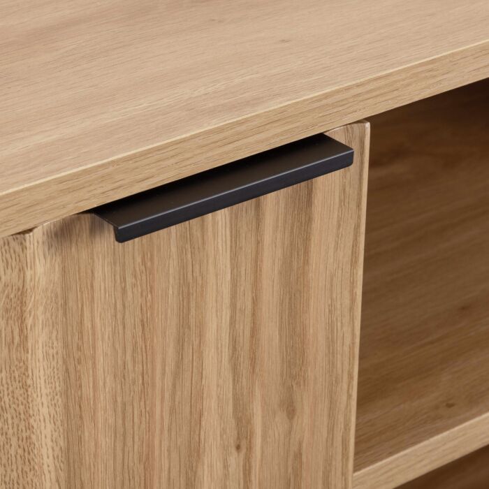Miami Ridged 2 Door TV Unit with Shelves