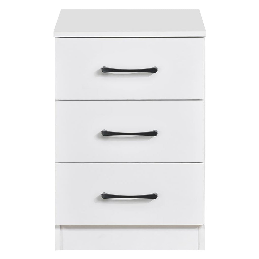 Paddington 3 Drawer Bedside Table