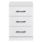 Paddington 3 Drawer Bedside Table
