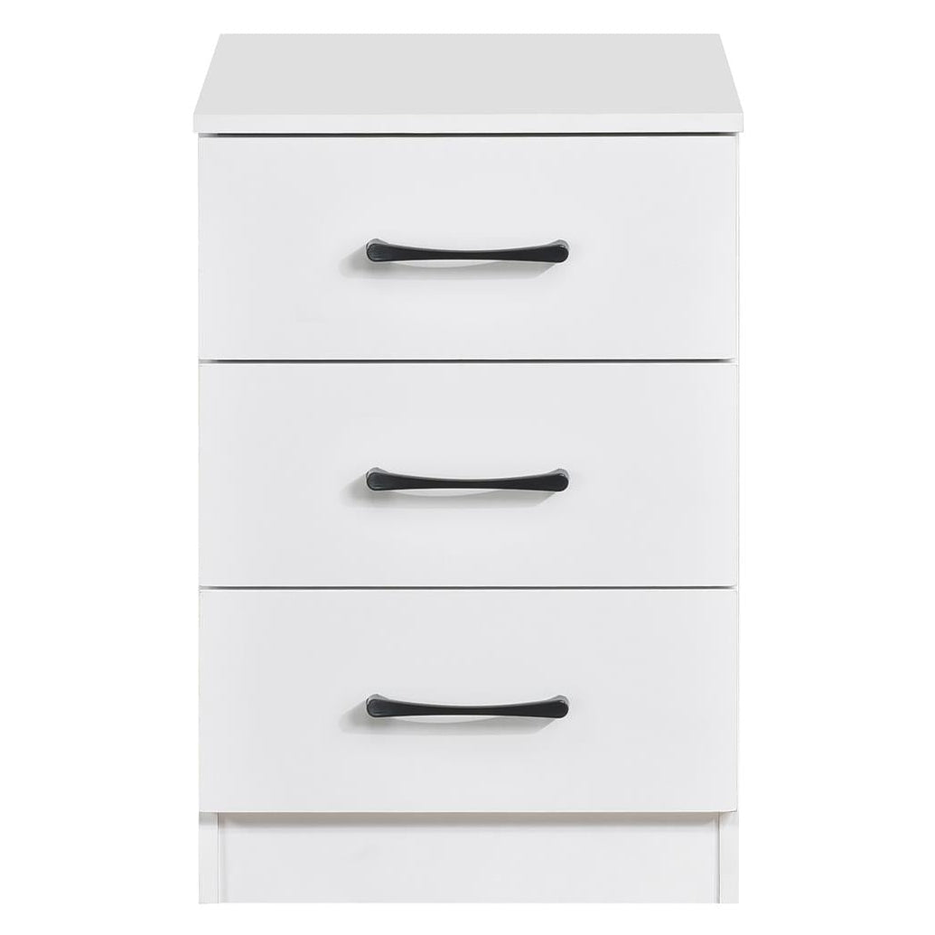 Paddington 3 Drawer Bedside Table