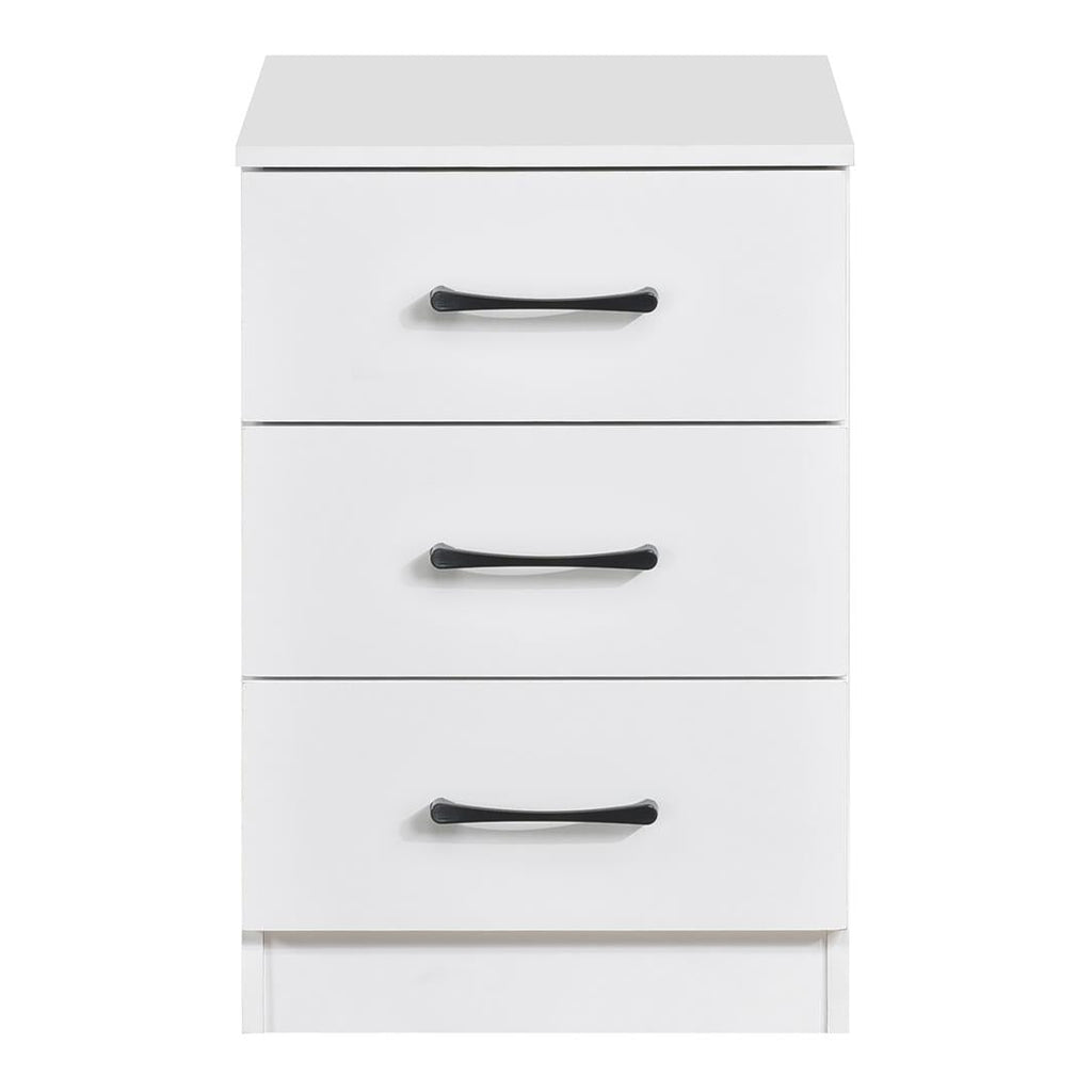 Paddington 3 Door Wardrobe & 3+2 Drawer Chest 3 Piece Bedroom Set