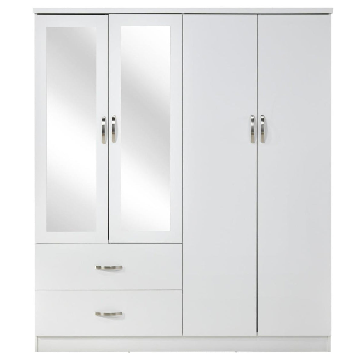 Paddington 4 Door Wardrobe & 7 Drawer Chest 3 Piece Bedroom Set