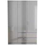 Soho 3 Door Wardrobe, 4 Drawer Chest & Bedside Tables 4 Piece Bedroom Set