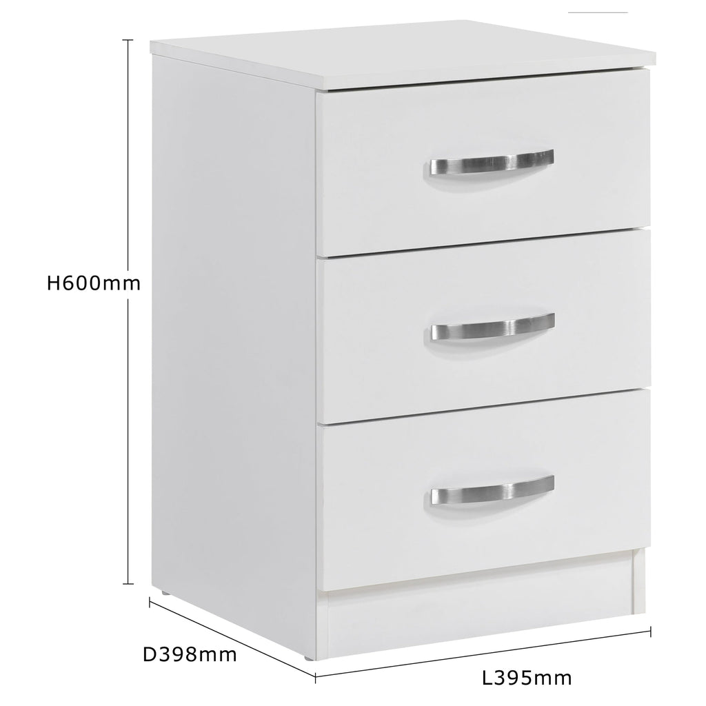Paddington 7 Drawer Chest 3 Piece Bedroom Set