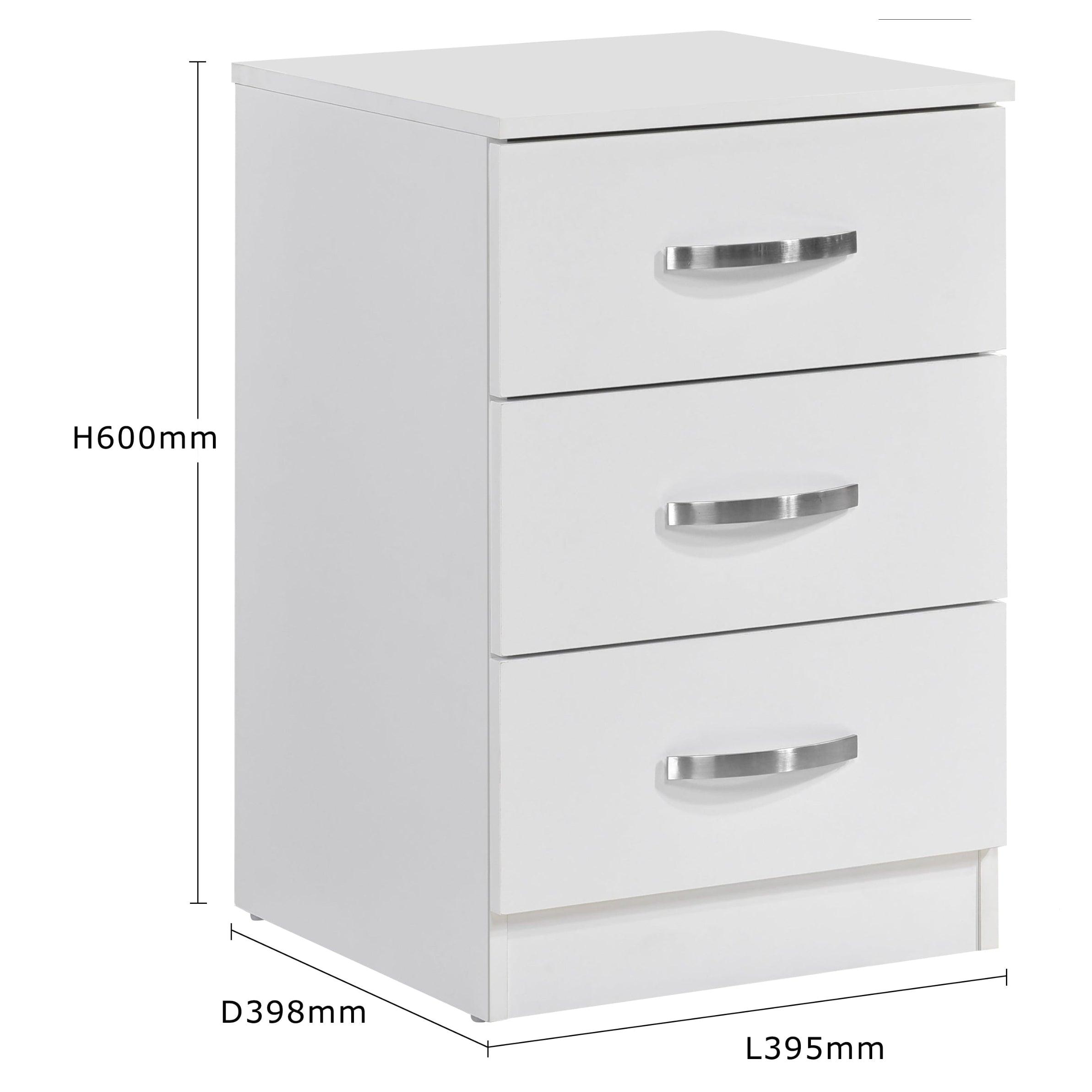 Paddington 7 Drawer Chest 3 Piece Bedroom Set