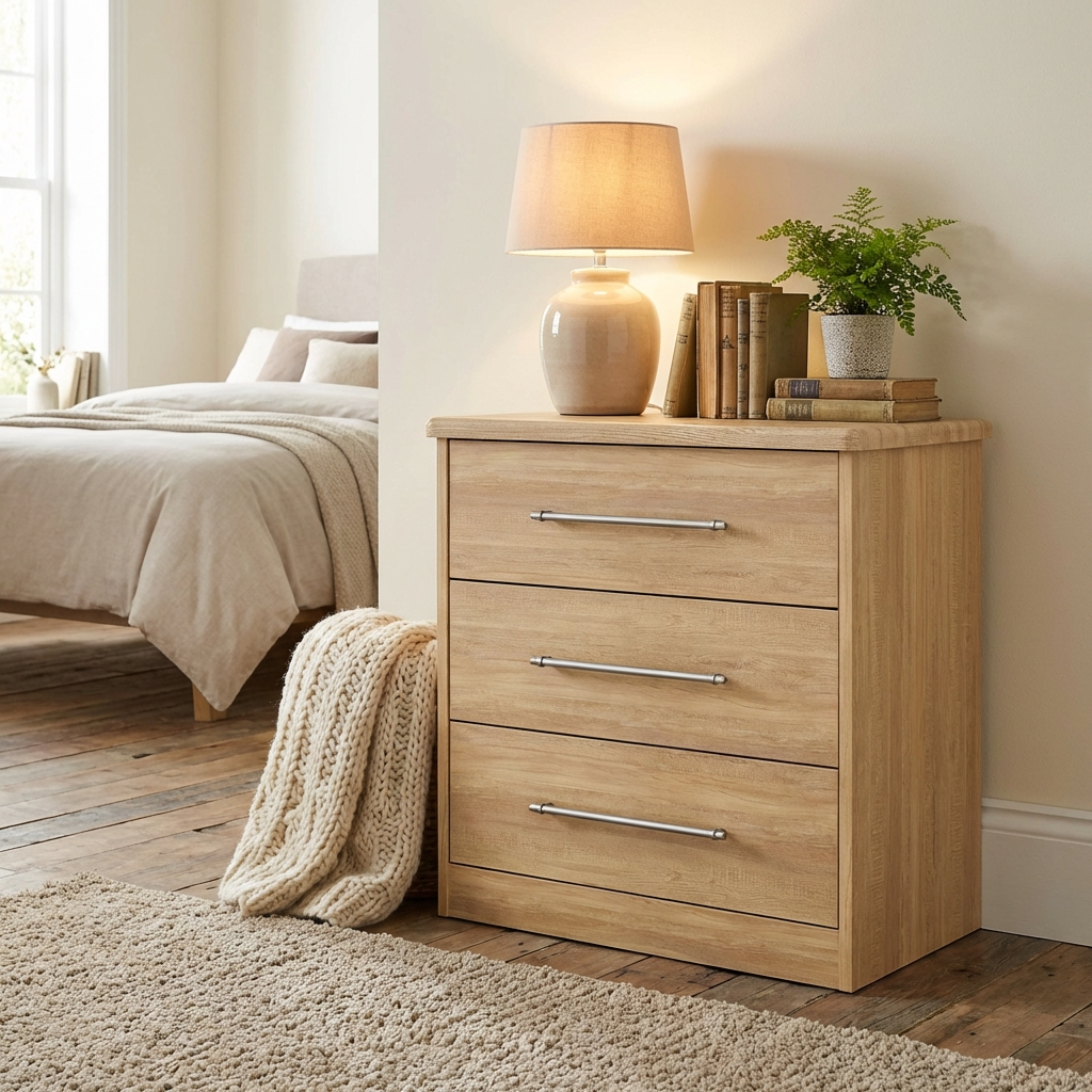 Karwell 3 Drawer Chest of Drawers