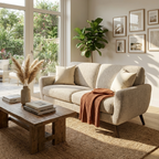 Harold Linen 3 Seater Sofa