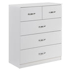 Paddington 3+2 Drawer Chest 3 Piece Bedroom Set
