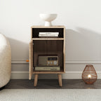 Willow Rattan 1 Door Bedside Table