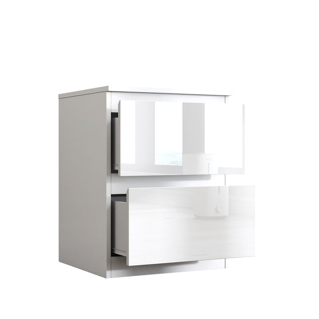 Soho 2 Drawer Bedside Table