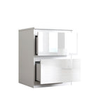 Soho 2 Drawer Bedside Table